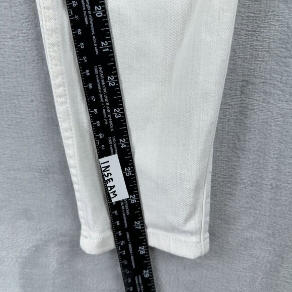 Guess Power Skinny Jeans Womens Size 27 Low Rise Denim Stretch White - Picture 9 of 11